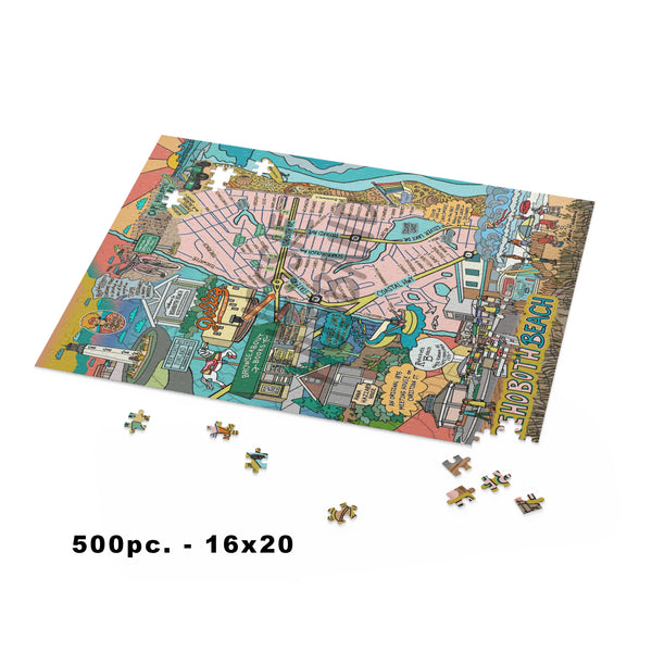 Rehoboth Beach Map Puzzle - Jessie husband