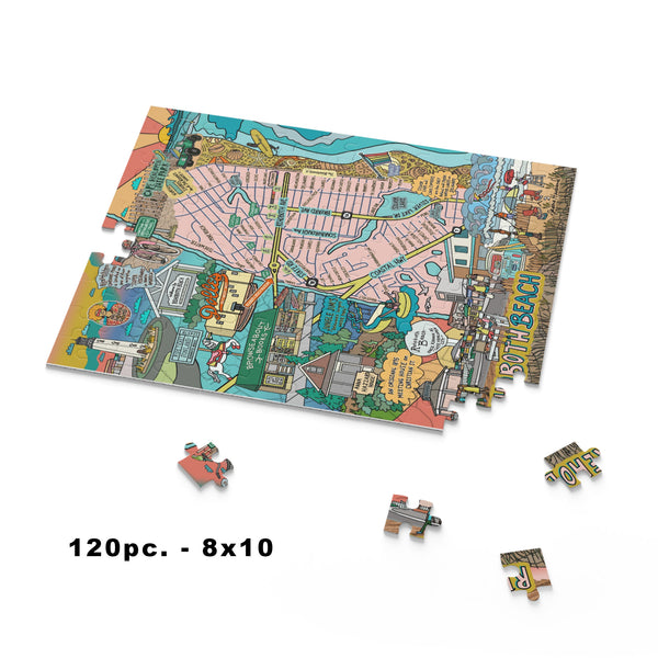 Rehoboth Beach Map Puzzle - Jessie husband