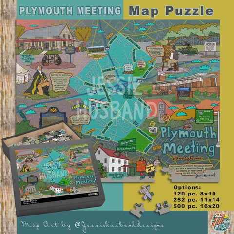 Plymouth Meeting Map Puzzle