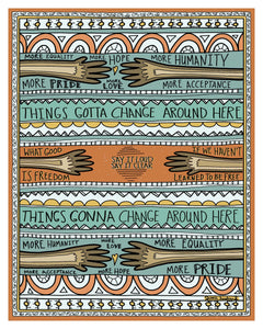 Equality, Hope, Humanity, Pride, Love, Acceptance and lyrics from Change by Mavis Staples - Jessie husband