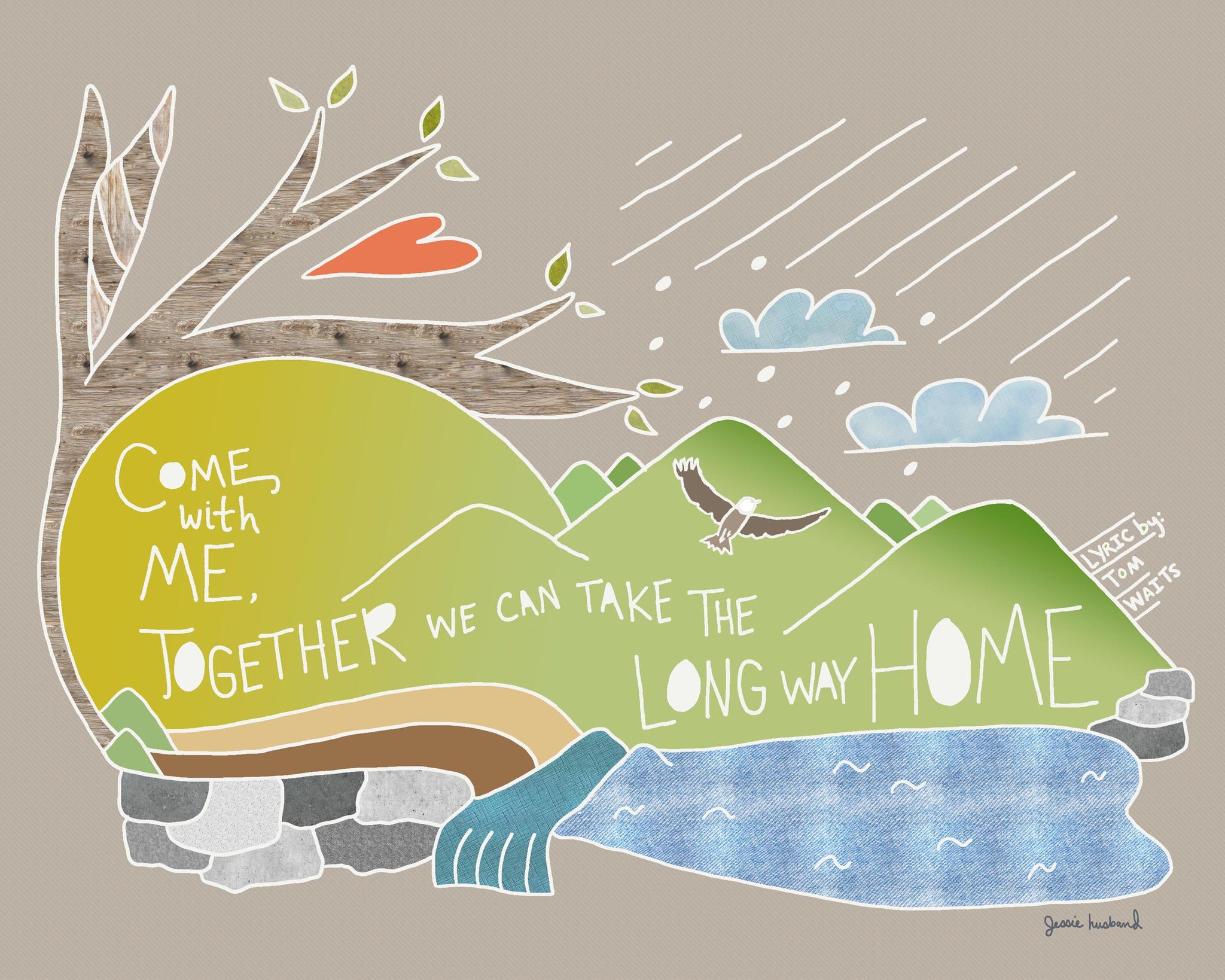 Long Way Home, Tom Waits Lyrics - Jessie husband