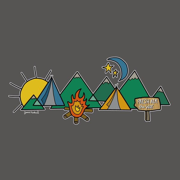 Fresh Air This Way T-shirt - Jessie husband