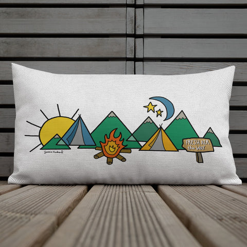 Fresh Air This Way Camp Pillow - Jessie husband