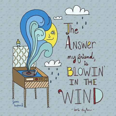 Blowin' in the wind, Bob Dylan Lyrics - Jessie husband