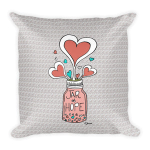 Jar of Hope Pillow - Jessie husband